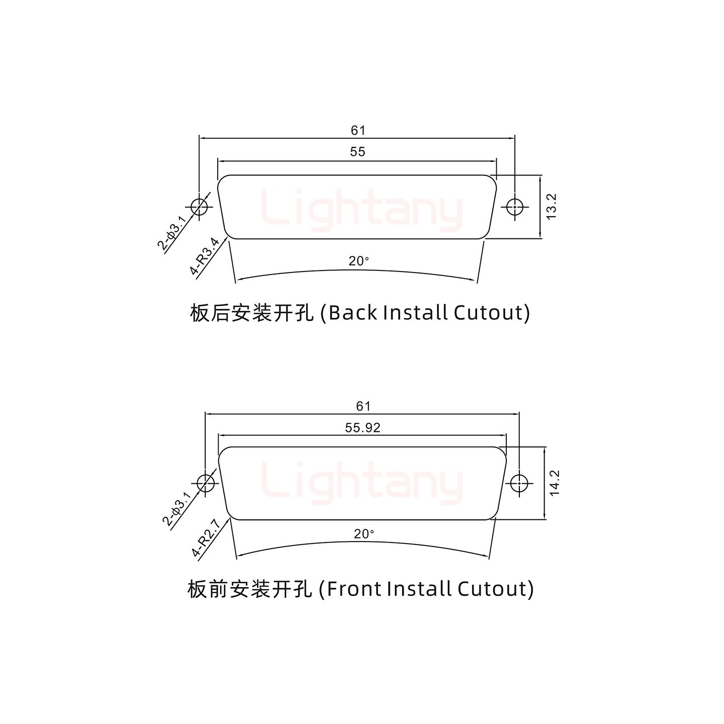 43W2母短體焊線/螺絲螺母/大電流30A