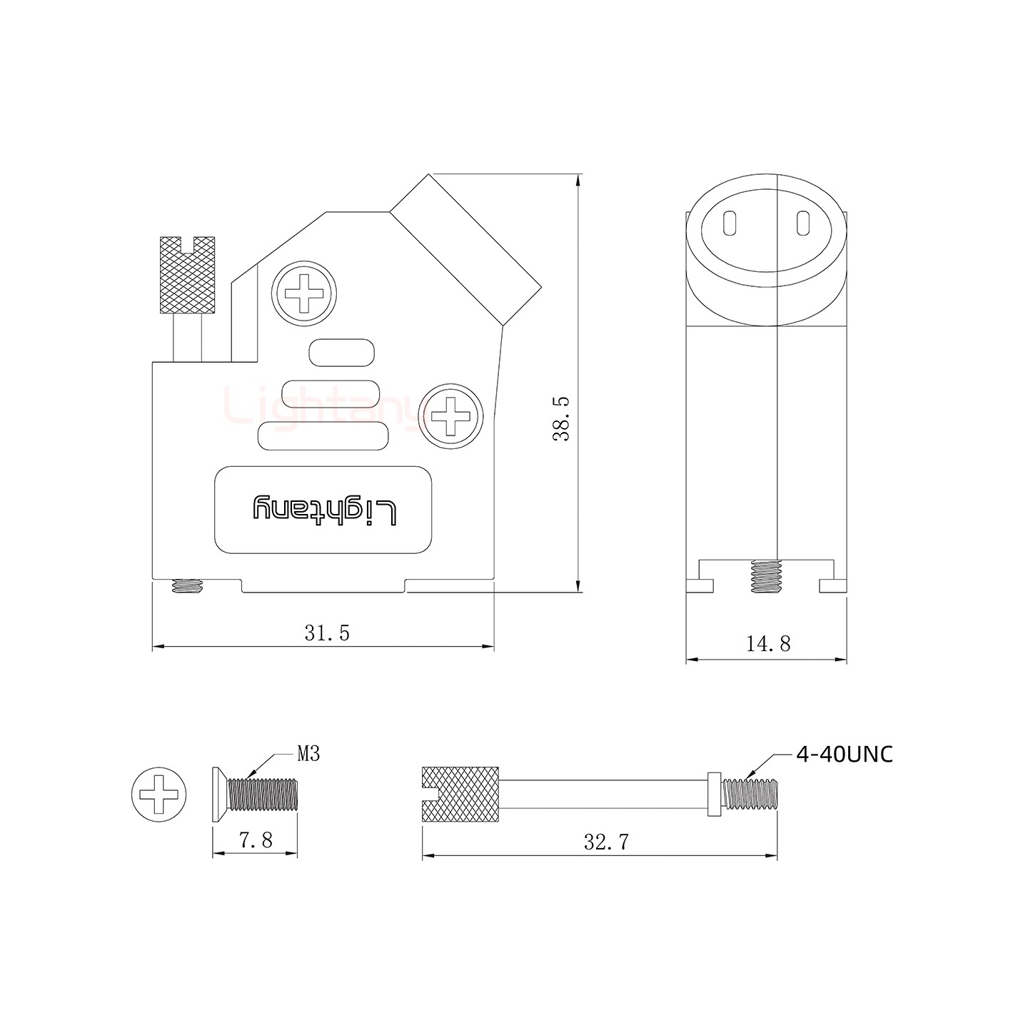 2V2公短體焊線40A+9P金屬外殼1392斜出線4~12mm