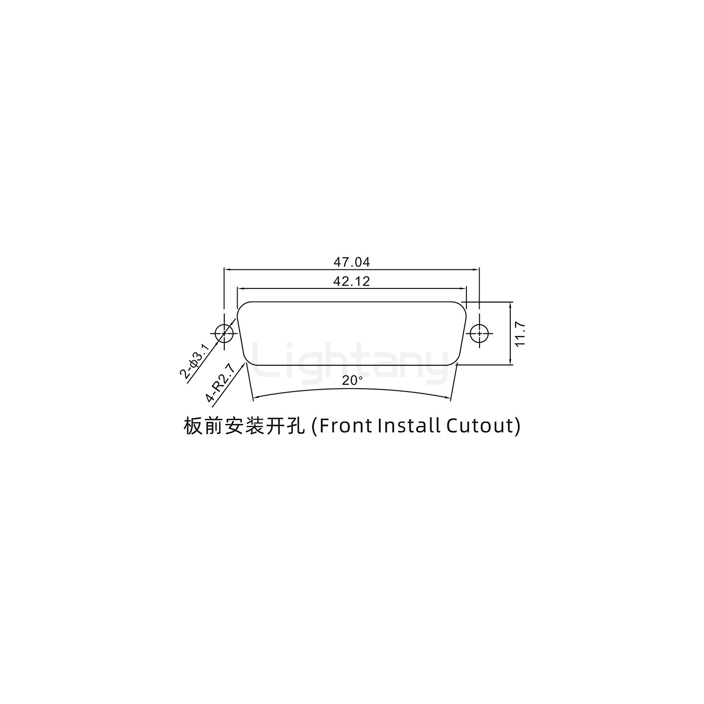 防水4V4公焊線式/鎖螺絲/大電流40A