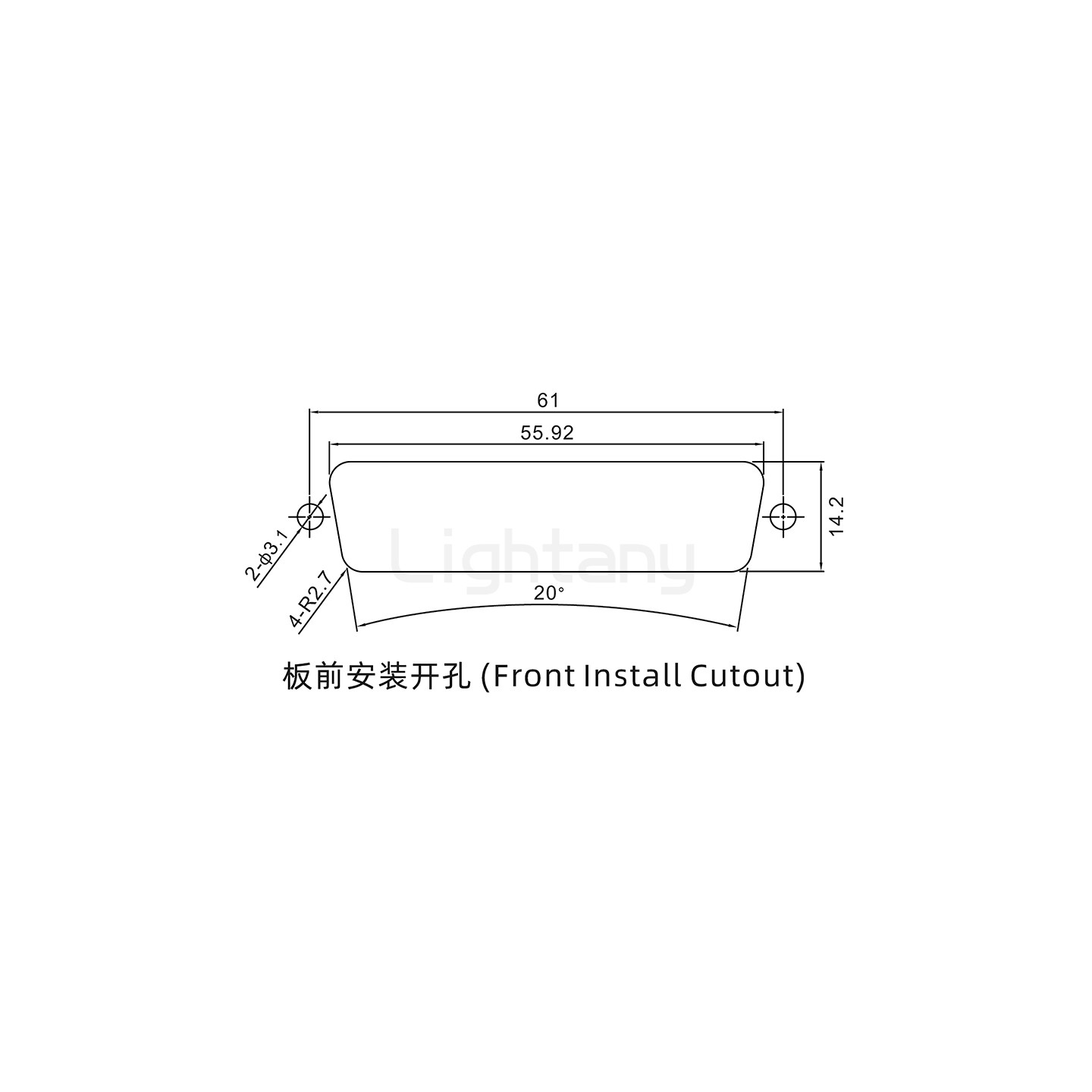 防水43W2母焊線式/鎖螺絲/大電流40A