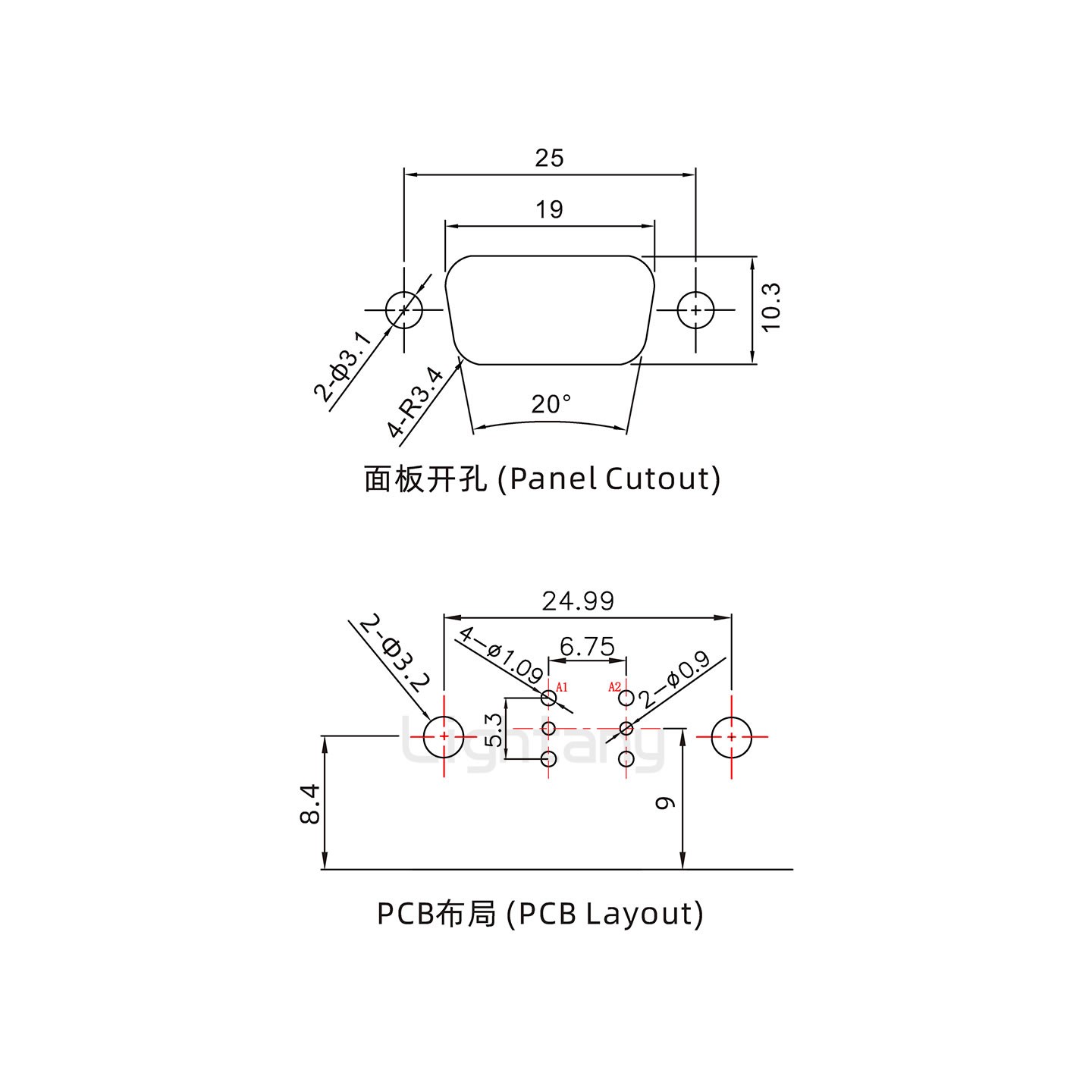 防水2W2公彎插板/鉚支架/鎖螺絲/射頻同軸50歐姆