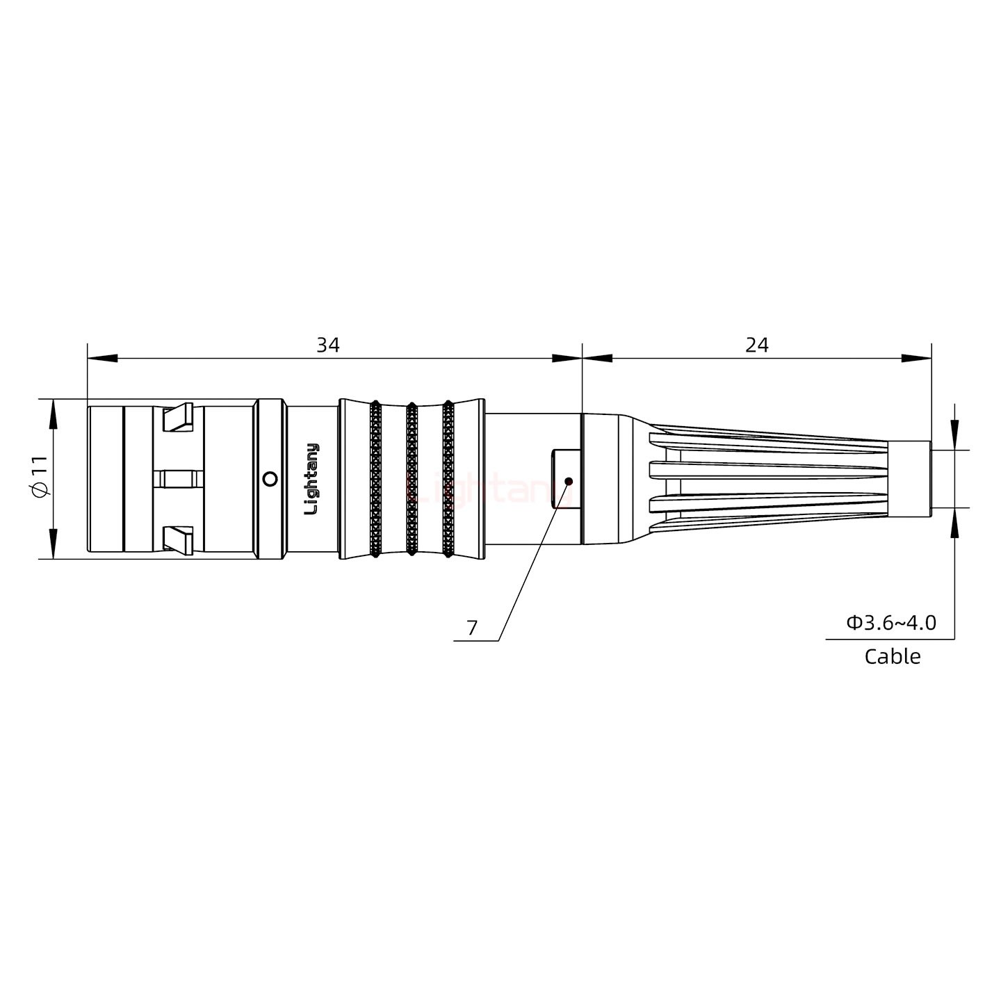 FGG.0K.003.CLAC40Z推拉自鎖帶護(hù)套直式插頭