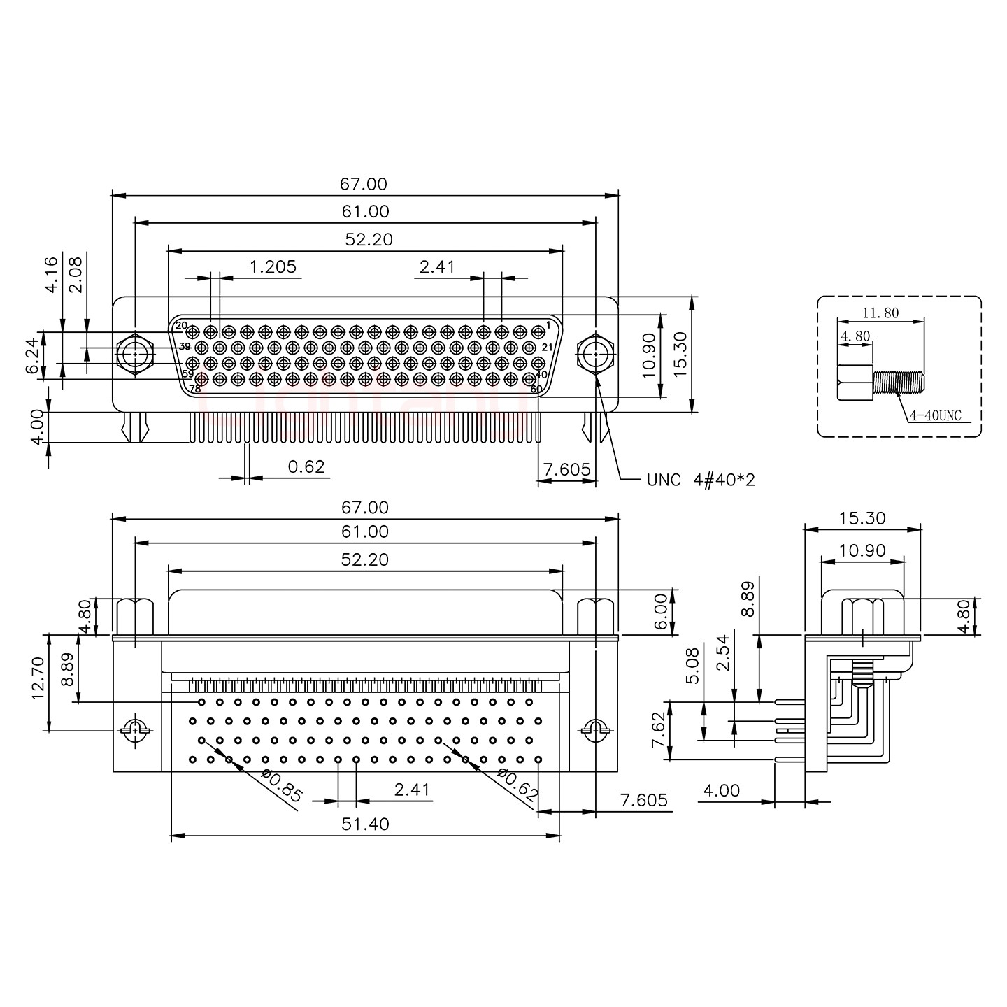 HDR78 母 彎插板8.89 塑料支架12.2 鎖螺絲 車針