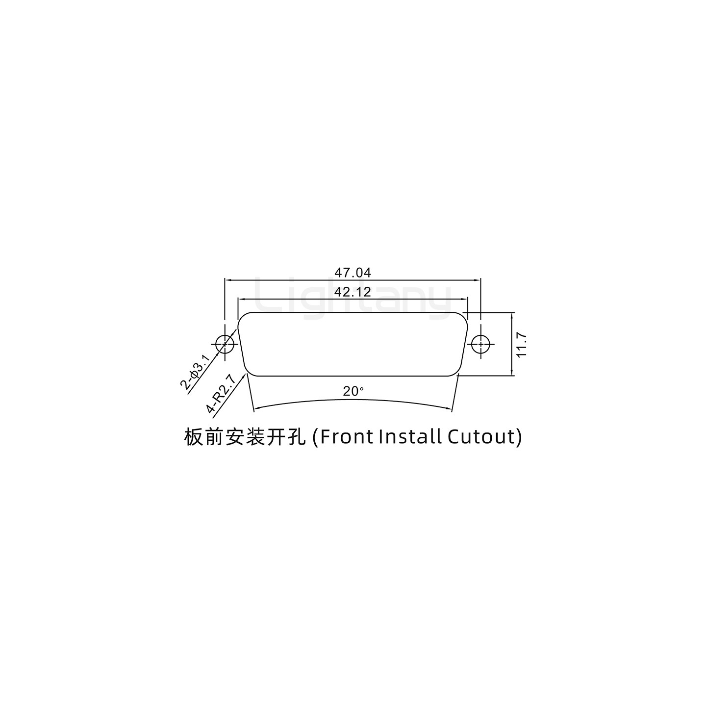 5W5公焊線式/鎖螺絲螺母+防水墊片/大電流40A