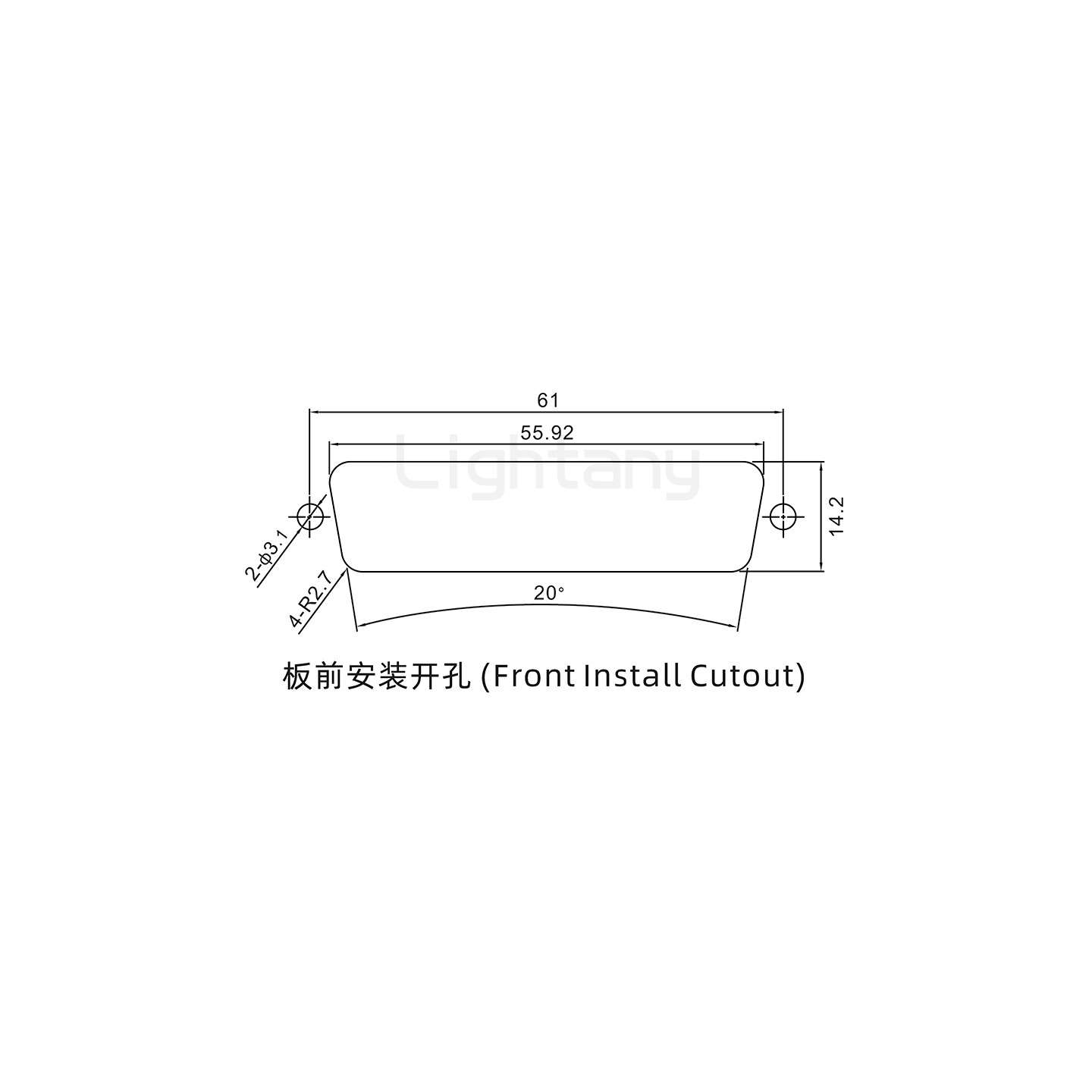 36W4公焊線式/鎖螺絲螺母+防水墊片/大電流40A