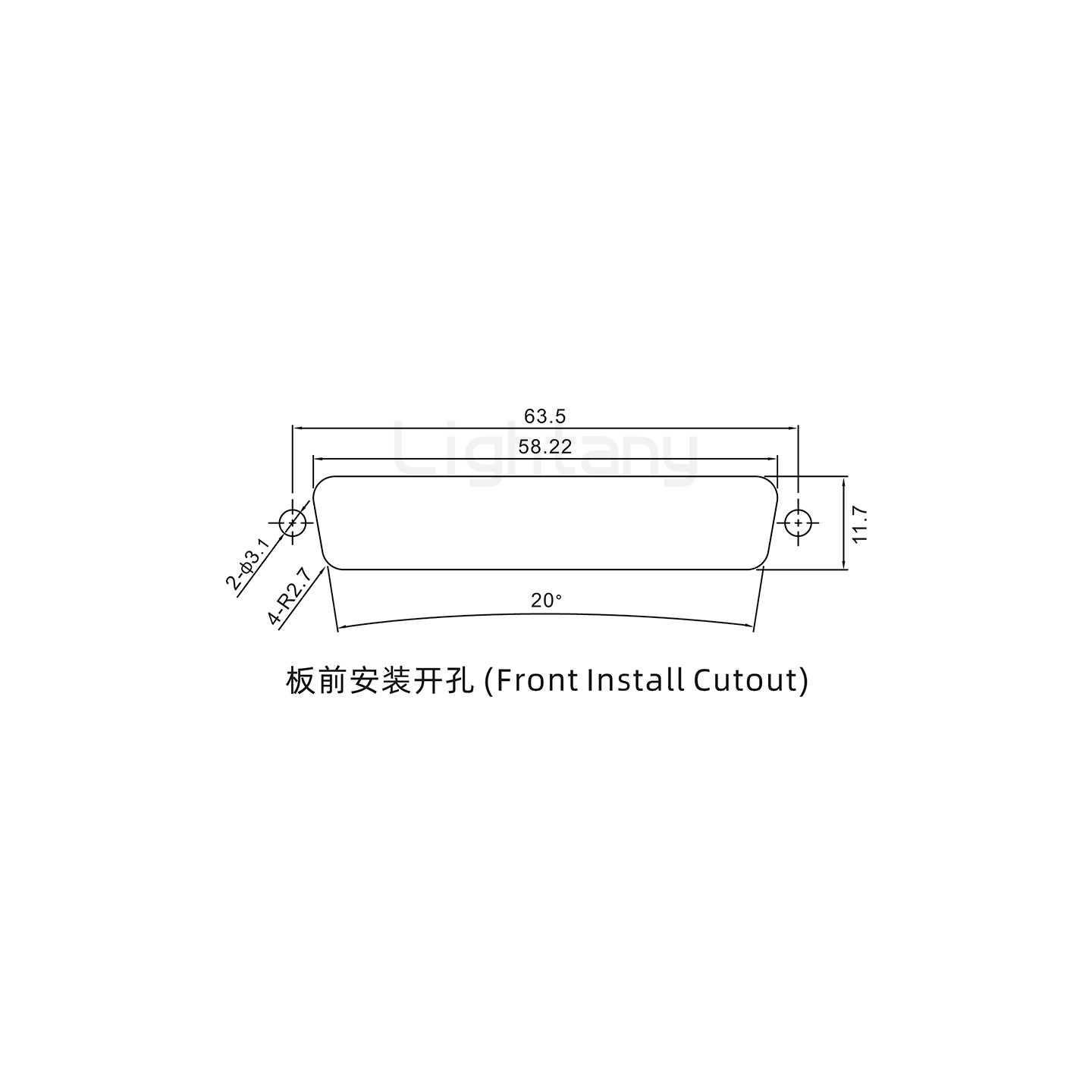 8W8母焊線式/鎖螺絲螺母+防水墊片/大電流40A