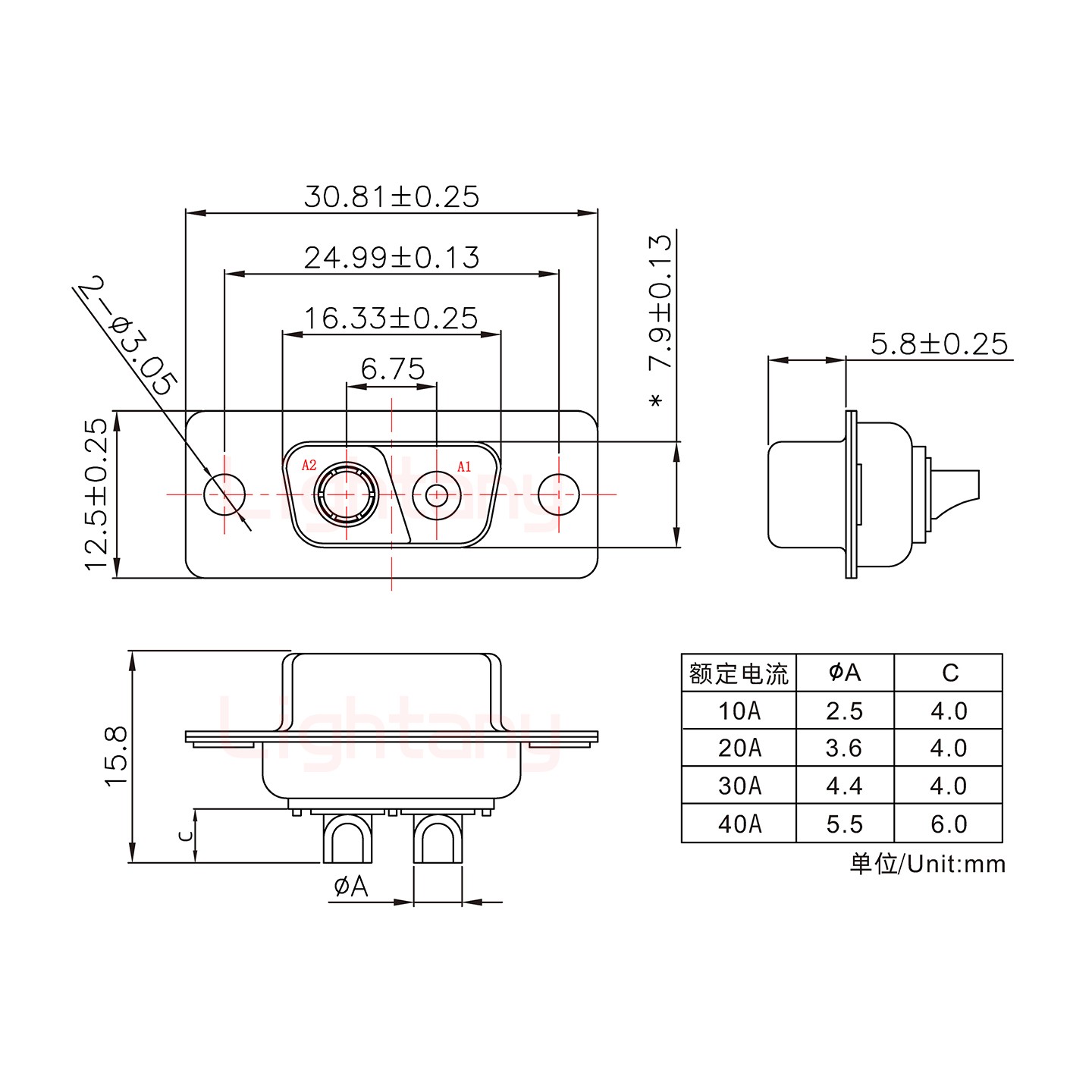 2V2母短體焊線10A+9P金屬外殼1707直出線4~12mm