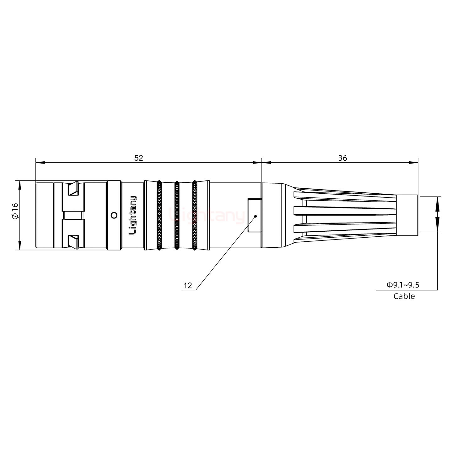 FGG.2K.002.CLAK95Z推拉自鎖帶護(hù)套直式插頭